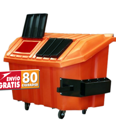 Contenedor de basura Industrial de rotomoldeo de 1800 litros