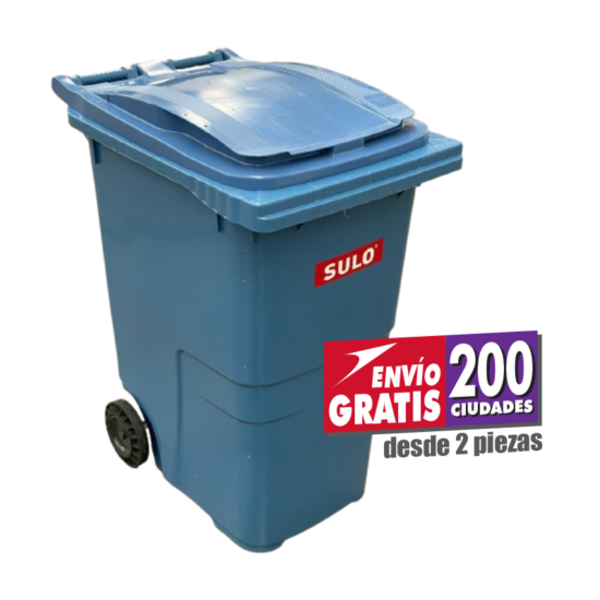 Contenedor de Basura 360 Litros SULO Azul
