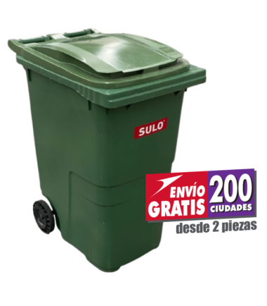 Contenedor de Basura 360 Litros SULO Verde