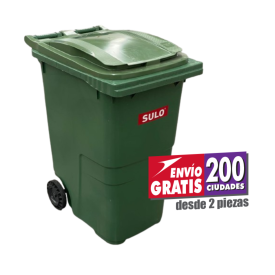 Contenedor de Basura 360 Litros SULO Verde