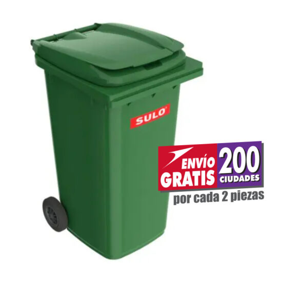 Contenedor SULO 240L Verde con 2 Ruedas
