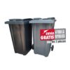 Contenedor de Basura Con Ruedas SULO 240 Litros Gris