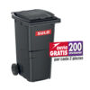 Contenedor SULO 240L Negro con 2 Ruedas