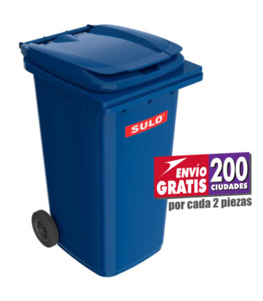 Contenedor SULO 240L Azul con 2 Ruedas
