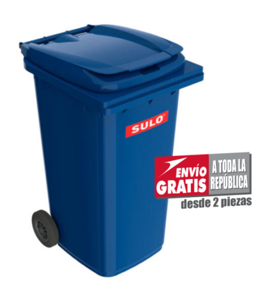 Contenedor de Basura Con Ruedas SULO 240 Litros Azul