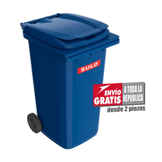 Contenedor de Basura Con Ruedas SULO 240 Litros Azul