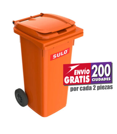 Bote de Basura SULO 120L Naranja
