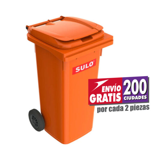 Bote de Basura SULO 120L Naranja