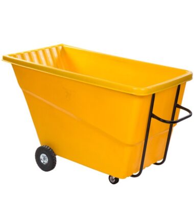 Contenedor de Basura Volcador Rotomoldeo 1000 Litros con Estructura