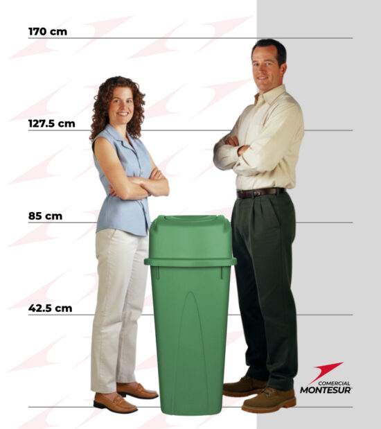 Bote de Basura Sablón de 80 Litros