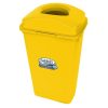 Bote de Basura Sablón de 80 Litros Amarillo con Tapa Elíptica