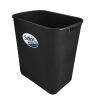 Cesto de basura de 26 litros Sablón color negro sin asas