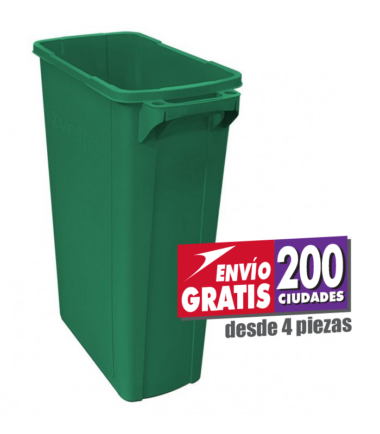 Bote de Basura Zvelte de 87 litros color verde Sablón