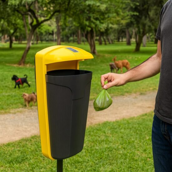 Papelera SULO Cibeles de 50 Litros para Excremento de Mascotas