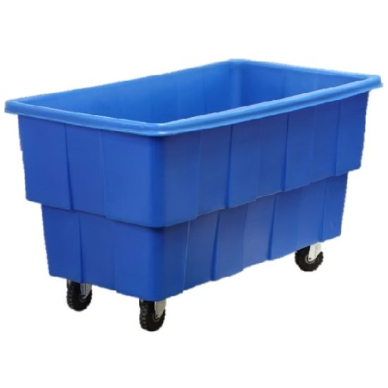 Carro de carga de 750 litros Multicar con ruedas resistentes