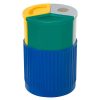 Papelera Triple WT para Separación de Residuos con tres compartimentos