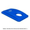 Tapa para Latas Zvelte azul para bote de 87 litros