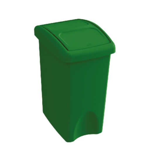 Papelera Estra Tapa Plana Vaivén 35 litros