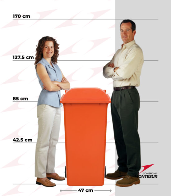 Contenedor Vifel 140 Litros con Ruedas