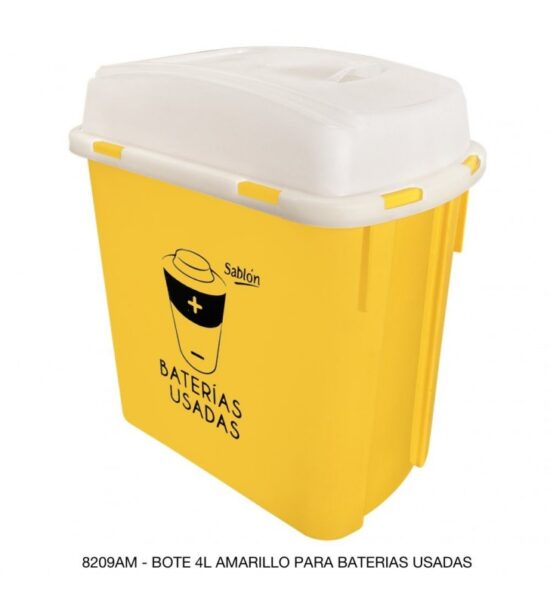 Cesto Sablón 4 Litros para Baterías Usadas
