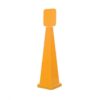 Cono Rígido Grande Sablón 7728 Sin Impresión Amarillo