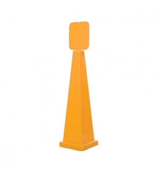 Cono Rígido Grande Sablón 7728 Sin Impresión Amarillo