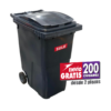 Contenedor de Basura 360 Litros SULO Negro