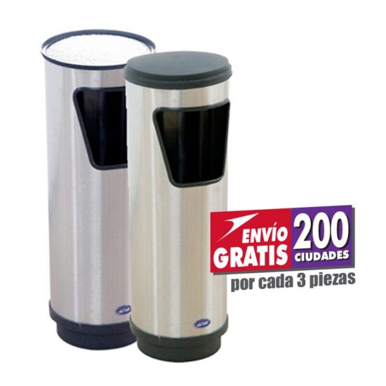Cenicero Cubo T/A Balancín Art Center 27 Litros 301011 Acero