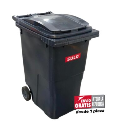 Contenedor de Basura 360 Litros SULO Negro