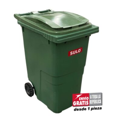 Contenedor de Basura 360 Litros SULO Verde