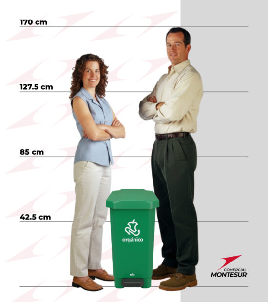 Papelera Estrabins de Pedal 44L