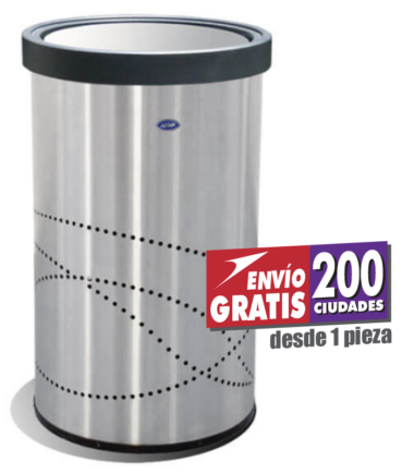 Basurero Jumbo Aro Balancín Art Center 150 Litros 601311