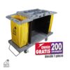 Carro Hotelero Doble Bolsa sin Puertas Gorilla AF-08159