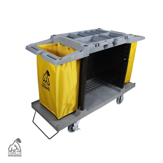 Carro Hotelero Doble Bolsa sin Puertas Gorilla AF-08159