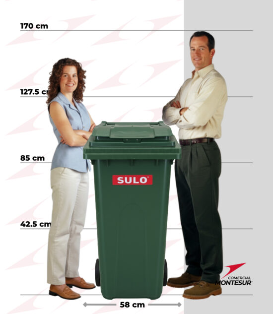 Medidas contenedor 360l SULO