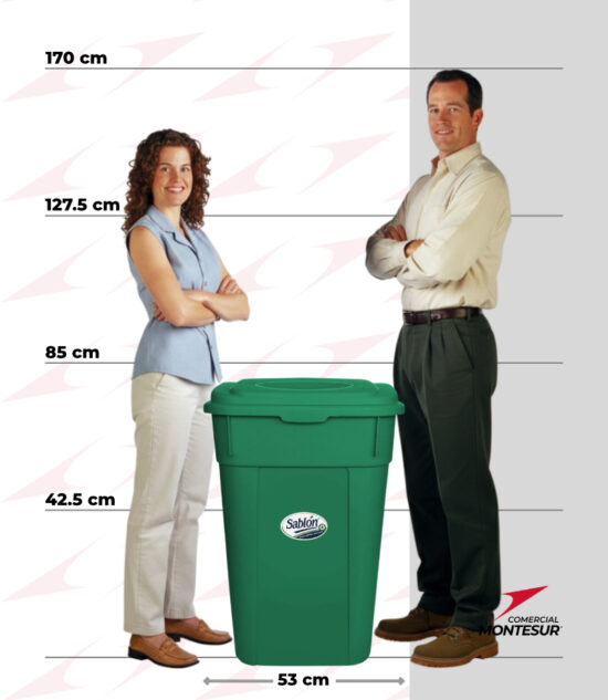 Contenedor de Basura Sablón 145 Litros