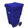 Bote de basura 240 Lts Sablón con pedal color azul