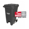 Bote de Basura 240 Lts Sablón con Pedal Color Gris 8344GR