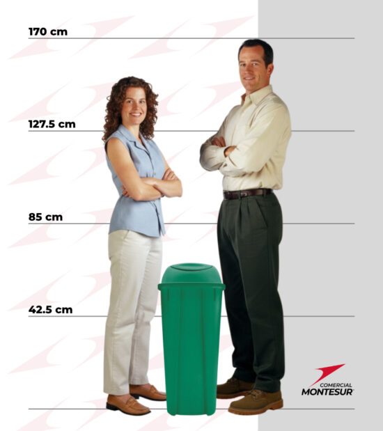 bote de basura sablón 42 litros