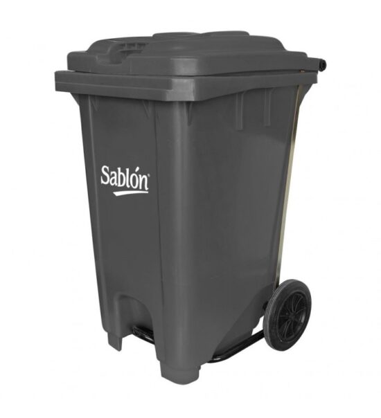 Bote de Basura Sablón 80 Litros con Pedal y Ruedas