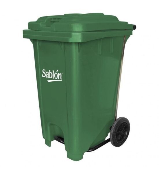 Bote de Basura Sablón 80 Litros con Pedal y Ruedas