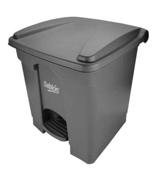 Bote de basura de 30 litros con pedal marca Sablón