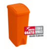 Bote de Basura Estra de 53 Litros Naranja
