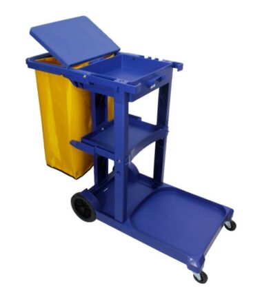 Carro Conserje con Tapa y Bolsa de Lona Heavy Duty Gorilla