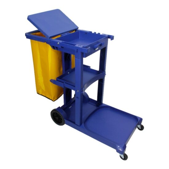 Carro Conserje con Tapa y Bolsa de Lona Heavy Duty Gorilla