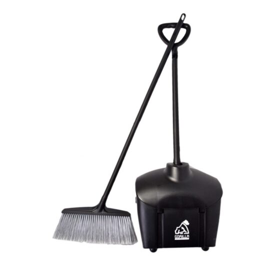 Recogedor con Cepillo y Escoba XL Heavy Duty Gorilla
