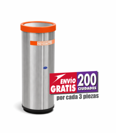 Bote cilíndrico con balancín Art Center 40 litros 651111