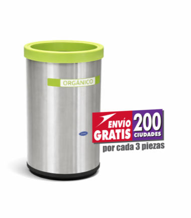 Bote Jumbo cilíndrico con aro Art Center 150 litros 652211
