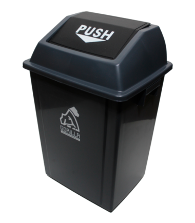 Bote Cuadrado Push 40 Litros Gorilla AF07311-PS40
