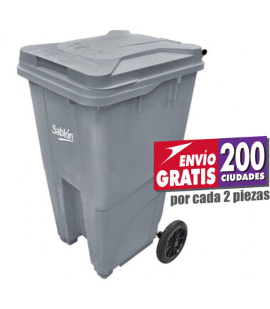 Contenedor 240 Litros Sablón 9254GR Gris